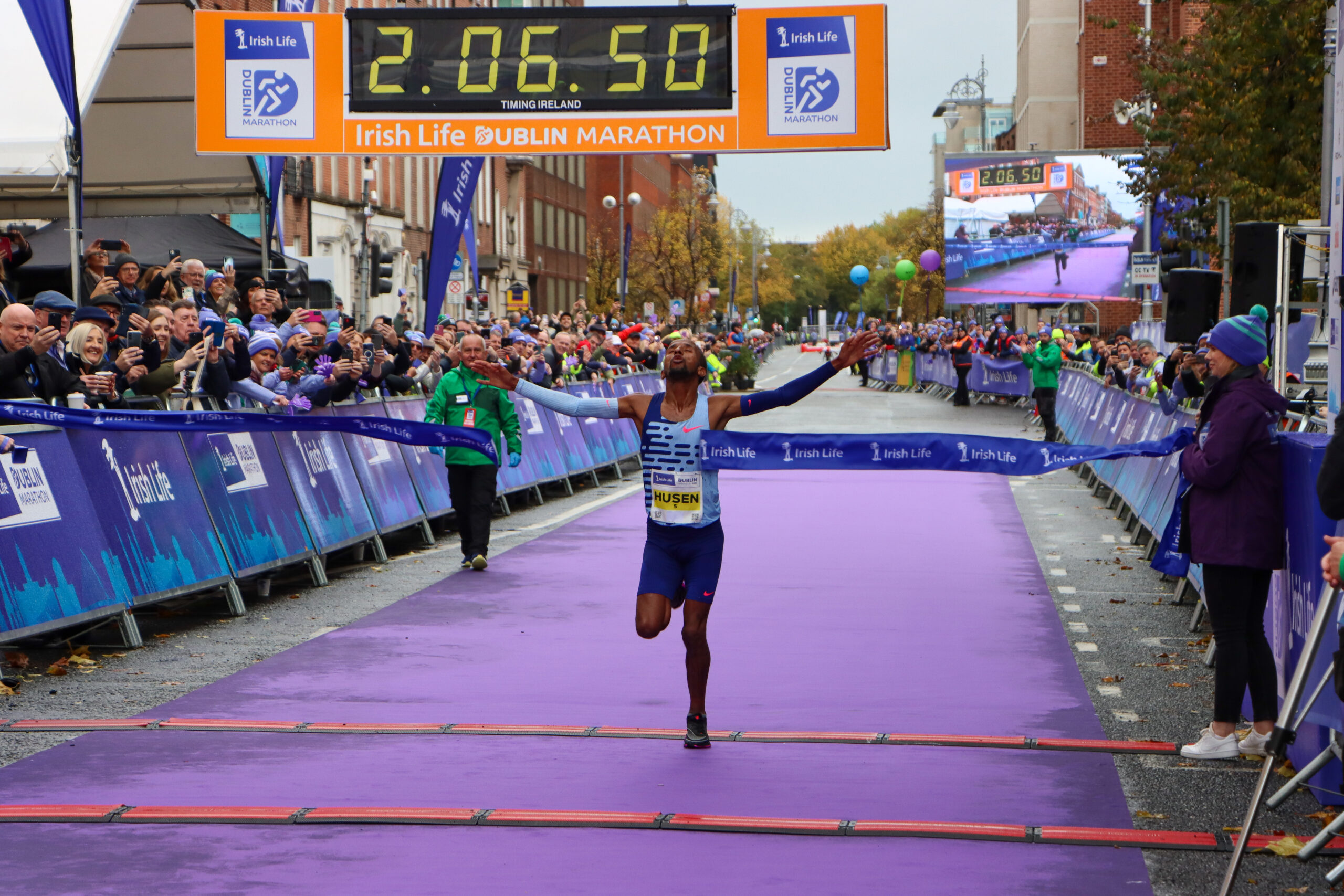 Ethiopian dominance at the 2023 Irish Life Dublin Marathon